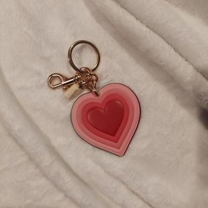 NWT Coach Ombre Heart Purse Charm